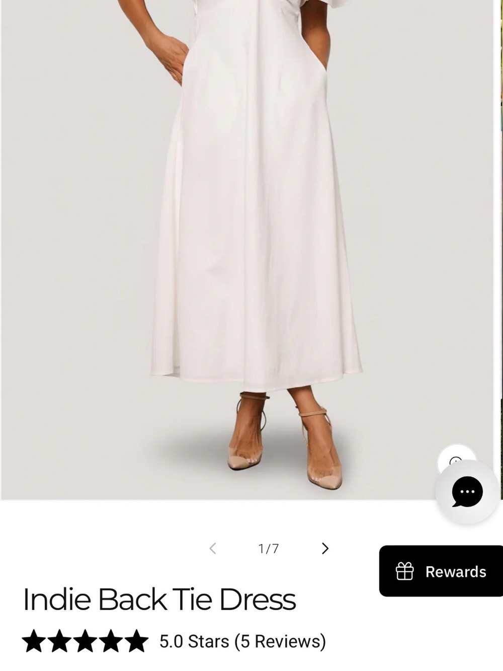 Baltic Born White Maxi Skirt with Pockets